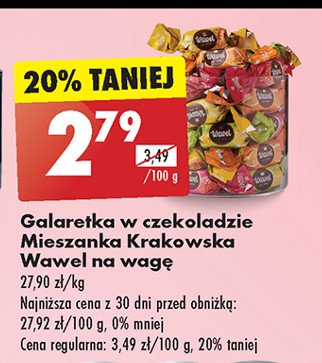 Galaretki w czekoladzie Wawel mieszanka krakowska promocja