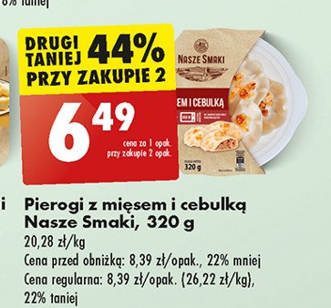 Pierogi z mięsem i cebulką Nasze smaki promocja