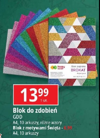 Blok do zdobień a4 10k. Gdd promocja