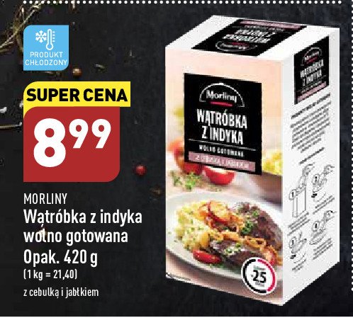 Wątroba z indyka wolno gotowana Morliny promocja
