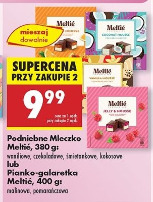 Podniebne mleczko czekoladowe Meltie promocja