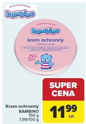 Krem ochronny BAMBINO 150 g promocja w Carrefour