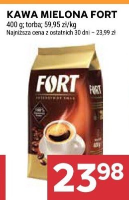 Kawa mielona Fort promocja w Stokrotka