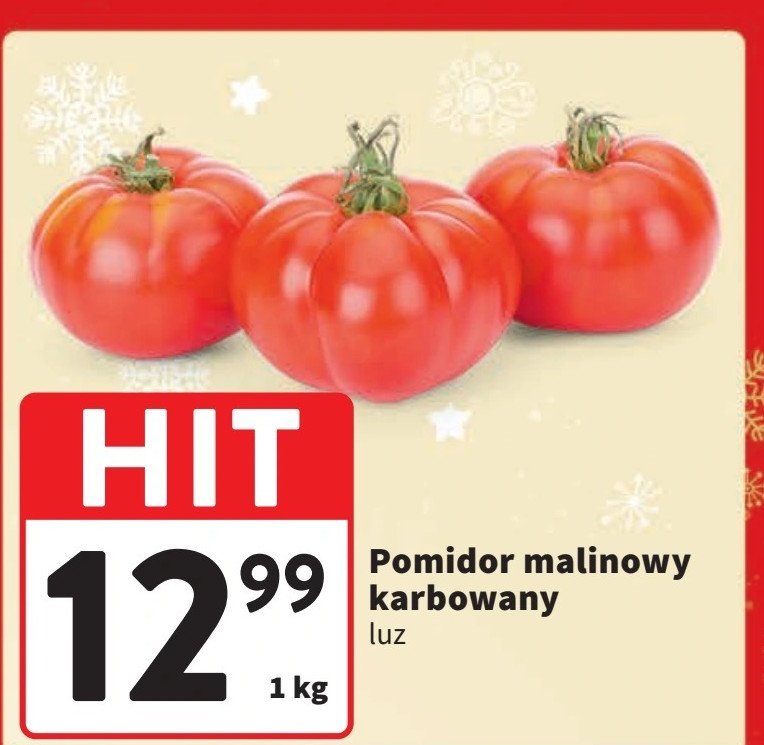 Pomidor malinowy karbowany promocja w Intermarche