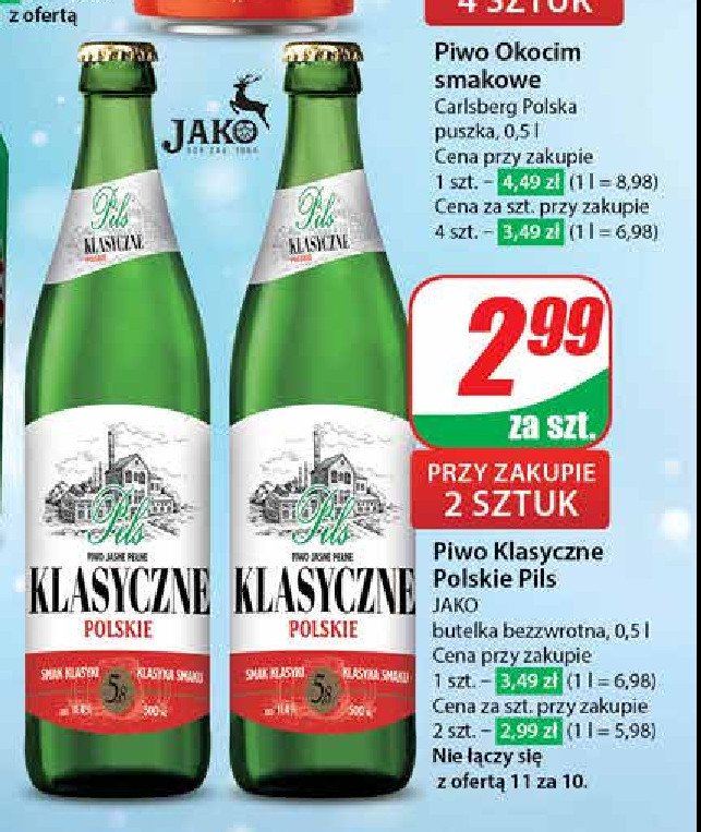 Piwo Klasyczne polskie pils promocja