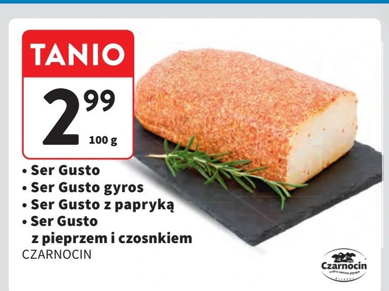 Ser gusto z papryką Czarnocin promocja