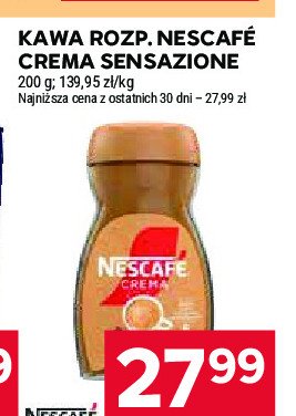 Kawa Nescafe crema promocja w Stokrotka