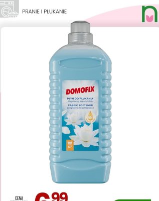 Płyn do płukania DOMOFIX Fabric Softener długotrwały zapach lotosu promocja w Drogerie Natura