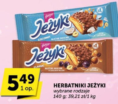 Herbatniki jeżyki promocja w Groszek