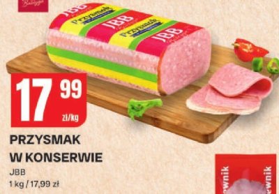 Przysmak w konserwce JBB promocja w Chorten