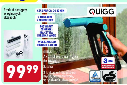 Myjka elektryczna do okien Quigg promocja