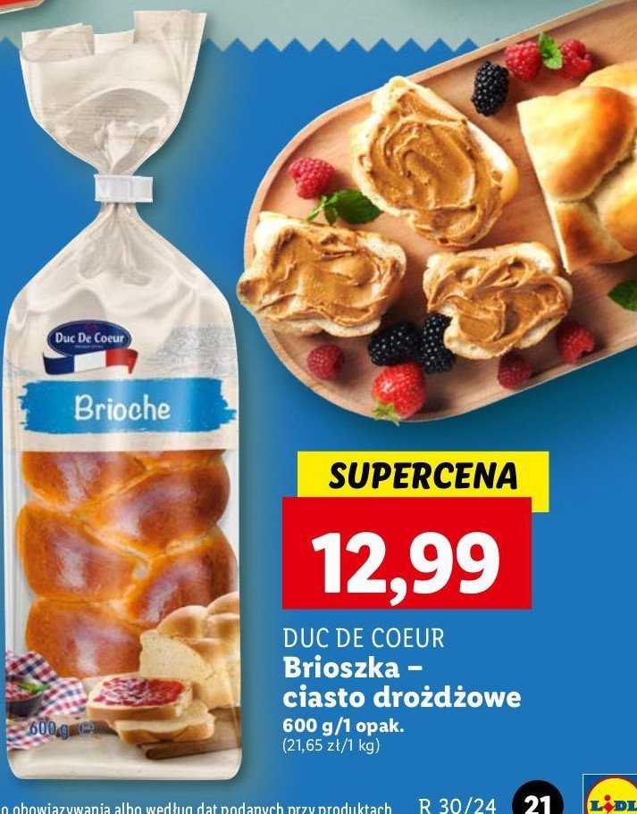 Brioche Duc de coeur promocja