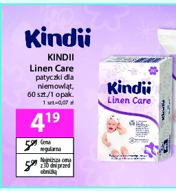 Patyczki higieniczne linen care Cleanic kindii promocja