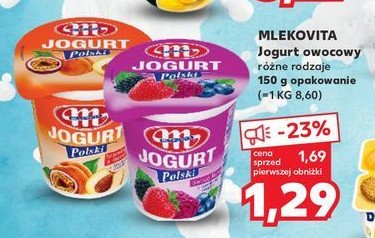 Jogurt polski owoce leśne Mlekovita promocja