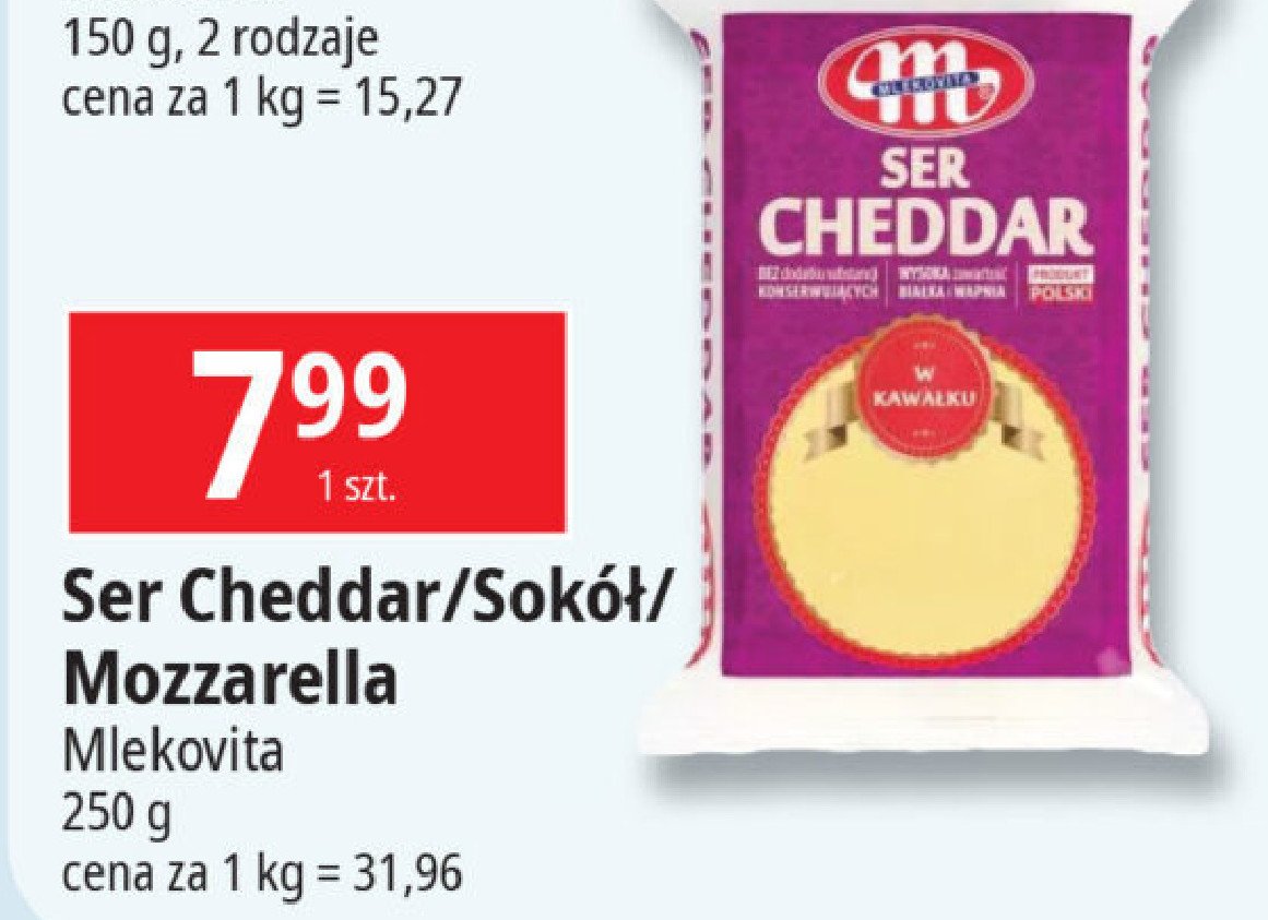 Ser mozzarella Mlekovita promocja