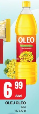 Olej Oleo rzepakowy 0,9 l promocja w Chorten