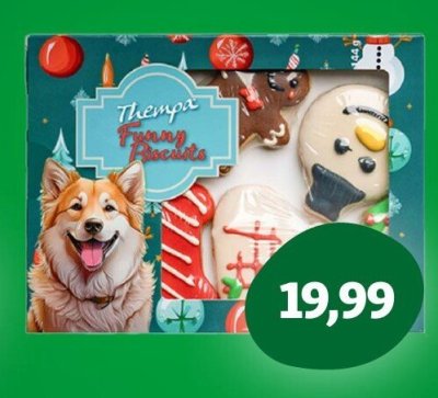 Przysmaki świąteczne ciasteczka Thempa 144 g dla psa promocja w MAXI ZOO