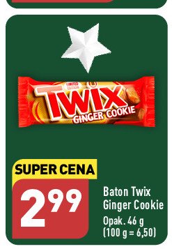 Baton Twix ginger cookie promocja