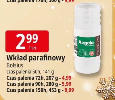 Wkład parafinowy Bolsius promocja w Leclerc