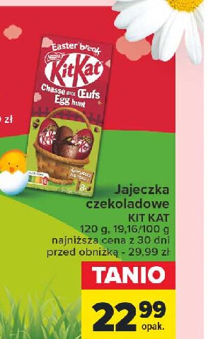 Jajeczka czekoladowe Kitkat egg hunt promocja