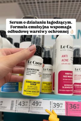Serum dermo emulsyjne do twarzy Regenerating  promocja w Hebe