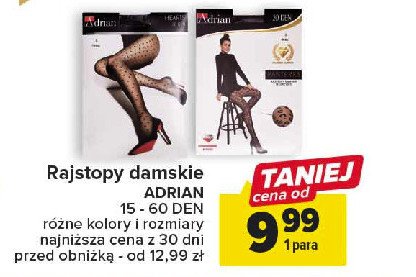 Rajstopy damskie 20 den Adrian promocja w Carrefour