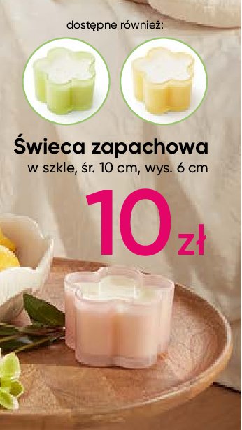 Świeca zapachowa 10 cm promocja w Pepco