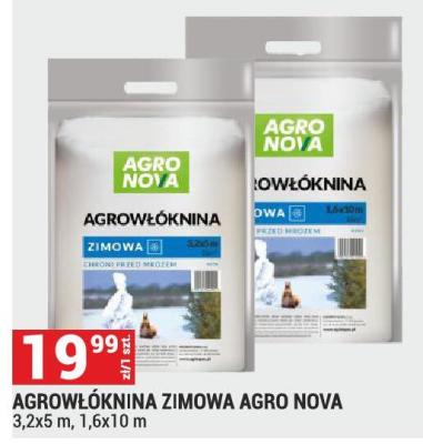 Agrowłóknina zimowa Agro Nova 3,2x5 m, 1,6x10 m promocja w Merkury Market