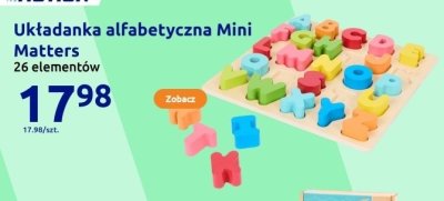 Układanka alfabetyczna 26 elementów promocja w Action