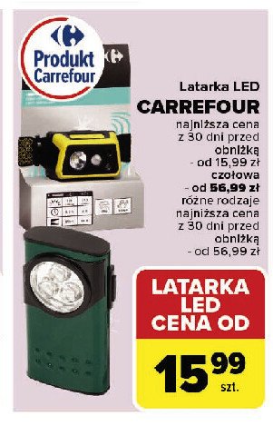 Latarka led Carrefour promocja