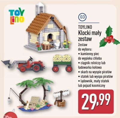 Klocki mały zestaw  promocja w Aldi
