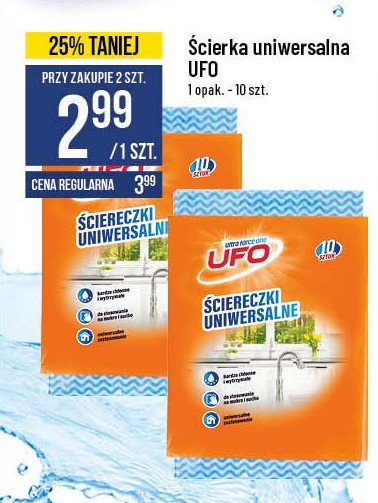 Ściereczki uniwersalne Ufo promocja