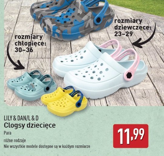 Clogsy dziewcz臋ce 23-29 Lily & dan promocja