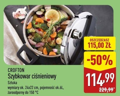 Szybkowar ciśnieniowy CROFTON promocja w Aldi