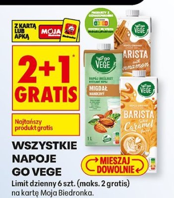 Napoje Go Vege Wszystkie promocja w Biedronka