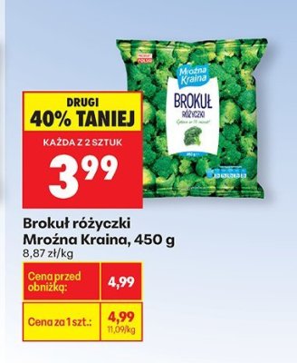 Brokuł różyczki Mroźna Kraina promocja w Biedronka