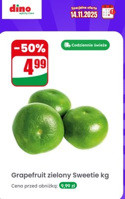 Grapefruit zielony Sweetie promocja w Dino
