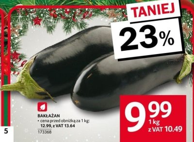 Bakłażan promocja w Selgros