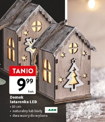 Domek lataranka LED promocja w Intermarche