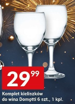 Komplet kieliszków do wina Domotti 6 szt., 1 kpl. promocja w Twój Market