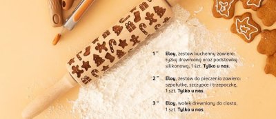 Wałek do ciasta drewniany promocja w Rossmann