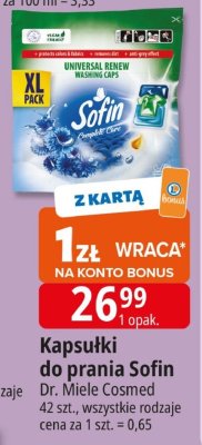 Kapsu艂ki do prania 2w1 zielona herbata ECOMILL promocja w Leclerc