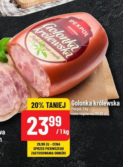 Golonka królewska Pekpol promocja w POLOmarket