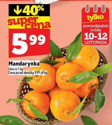 Mandarynka promocja w TOPAZ