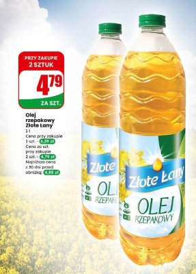Olej rzepakowy 1l promocja w Dino