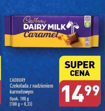 Czekolada caramel Cadbury dairy milk promocja