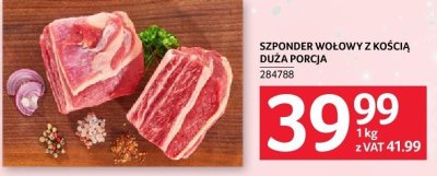 Szponder wołowy z kością duża porcja promocja w Selgros