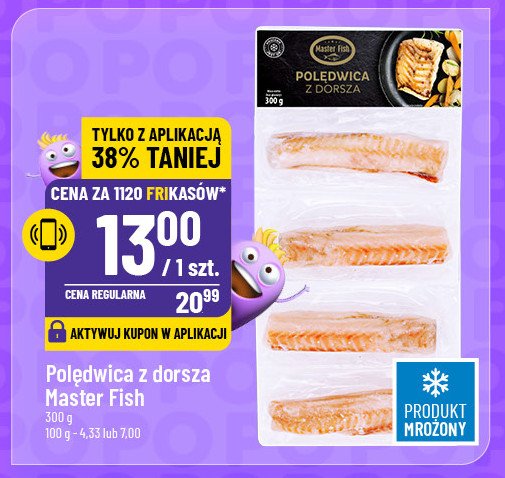 Polędwica z dorsza Master fish promocja