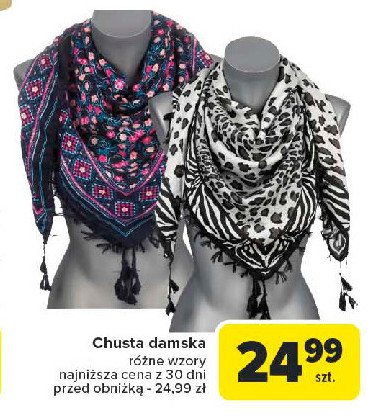 Chusta damska promocja w Carrefour