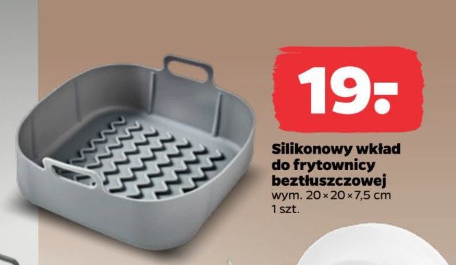 Wkład silikonowy do 20 x 20 x 7.5 cm promocja w Netto